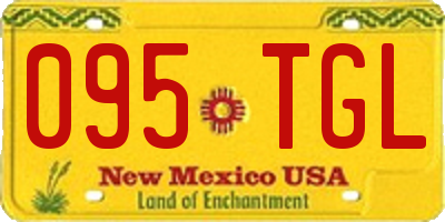 NM license plate 095TGL