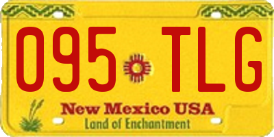 NM license plate 095TLG