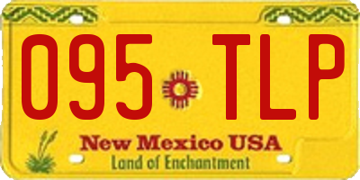 NM license plate 095TLP
