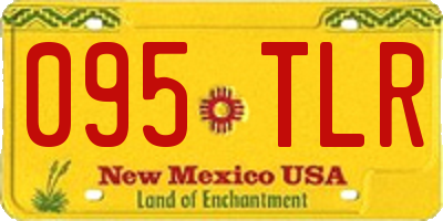NM license plate 095TLR