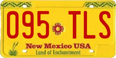 NM license plate 095TLS