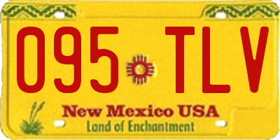 NM license plate 095TLV