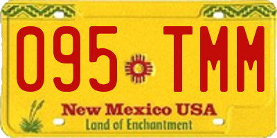NM license plate 095TMM