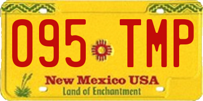 NM license plate 095TMP