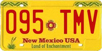 NM license plate 095TMV