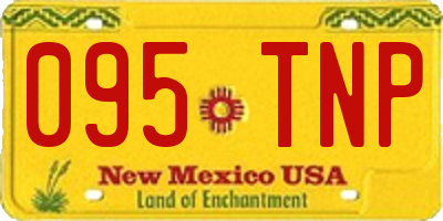 NM license plate 095TNP