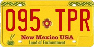 NM license plate 095TPR