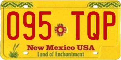 NM license plate 095TQP