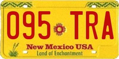 NM license plate 095TRA