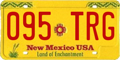 NM license plate 095TRG