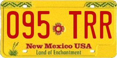 NM license plate 095TRR
