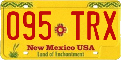 NM license plate 095TRX