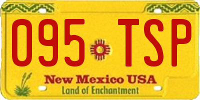 NM license plate 095TSP