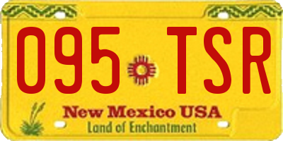 NM license plate 095TSR