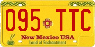 NM license plate 095TTC