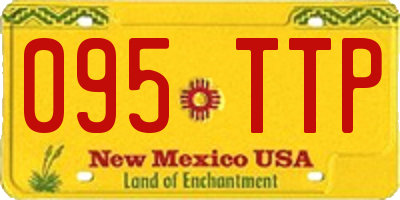 NM license plate 095TTP
