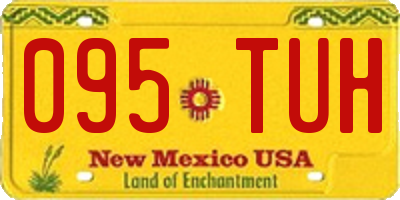 NM license plate 095TUH