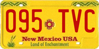 NM license plate 095TVC