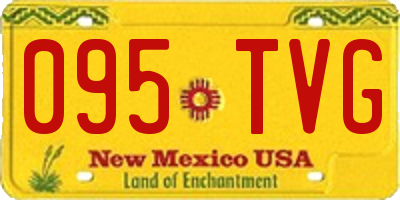 NM license plate 095TVG