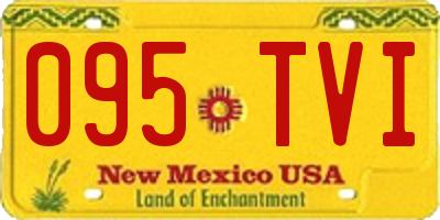 NM license plate 095TVI