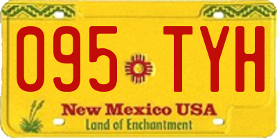 NM license plate 095TYH