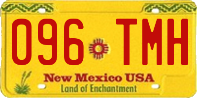 NM license plate 096TMH
