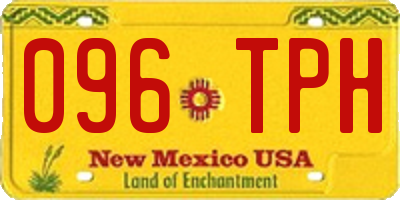 NM license plate 096TPH