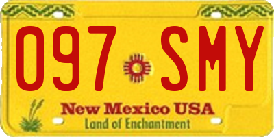 NM license plate 097SMY