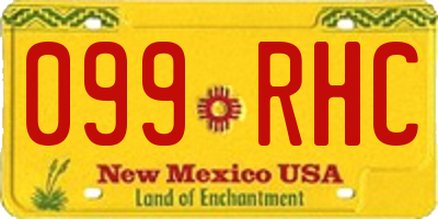NM license plate 099RHC