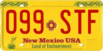 NM license plate 099STF