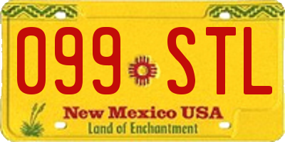 NM license plate 099STL