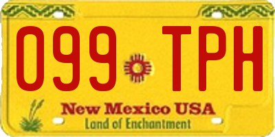NM license plate 099TPH