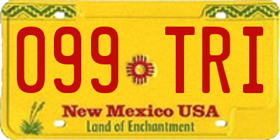 NM license plate 099TRI