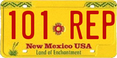 NM license plate 101REP