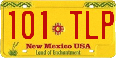 NM license plate 101TLP