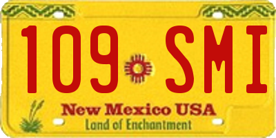NM license plate 109SMI