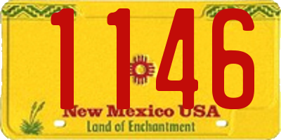 NM license plate 1146