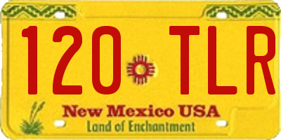 NM license plate 120TLR