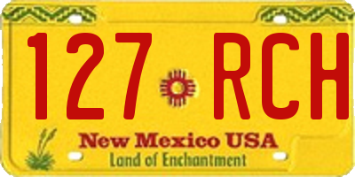 NM license plate 127RCH