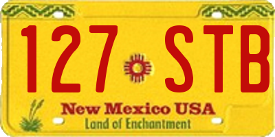 NM license plate 127STB