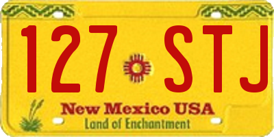 NM license plate 127STJ