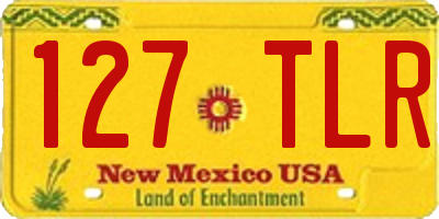 NM license plate 127TLR