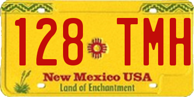 NM license plate 128TMH