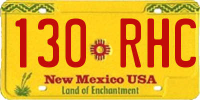 NM license plate 130RHC