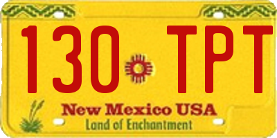 NM license plate 130TPT