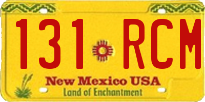 NM license plate 131RCM
