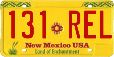 NM license plate 131REL