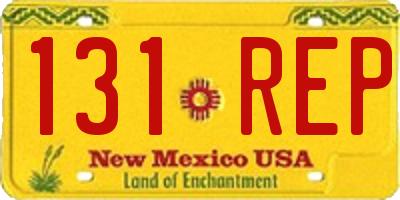 NM license plate 131REP