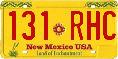 NM license plate 131RHC