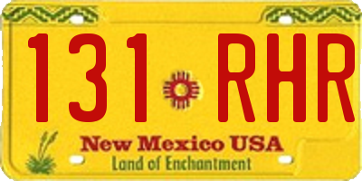 NM license plate 131RHR